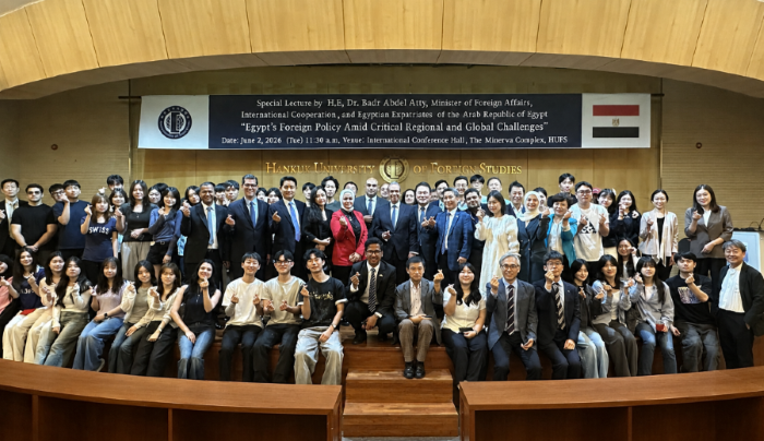 한국외대 찾은 이집트 외교부 장관… 중동 위기 속 외교 해법 제시 이미지